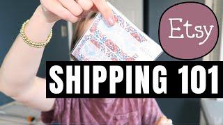 HOW TO SHIP ON ETSY | SHIPPING BASICS | STARTING AN ETSY SHOP | LETTERS FLATS AND PACKAGES