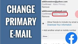 How To Change Primary Email On Your Facebook Profile [2022 UPDATE]