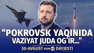 G‘azoda BMT karvoniga hujum va Ukrainada qulagan ilk F-16 — 30-avgust  dayjesti