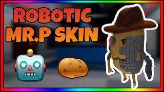 GAMEPLAY AS MR.P SECRET SKIN IN PIGGY ROBLOX | TRUE ENDING SKIN