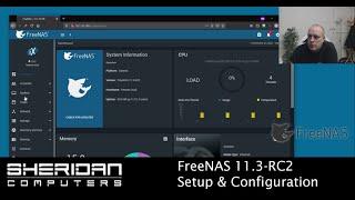 FreeNAS 11.3 - Initial Configuration Setup