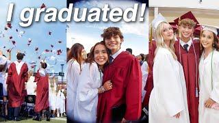 I Graduated Vlog (grwm, hat throwing, hauls, and more)