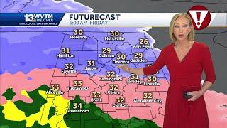 Winter Storm Watch now in effect for Central Alabama with heavy snow, sleet and freezing rain lik...