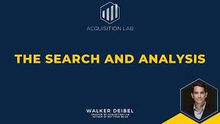 The Search and Analysis