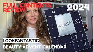 LOOK FANTASTIC BEAUTY ADVENT CALENDAR 2024 | Full unboxing & complete contents review!