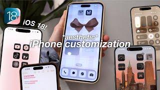 How to make your iPhone aesthetic with iOS 18 | customization tips & tricks