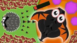 Mope.io HEDGEHOG KILLS BLACK DRAGON!! | BLACK DRAGON DIES TO PORCUPINE!! | Mope.io funny moments