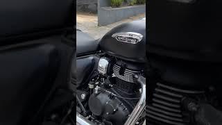 Royal Enfield meteor 350 stellar black 4k