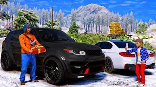 ОТЕЦ И СЫН В GTA 5 - КУПИЛ СЫНУ RANGE ROVER SPORT SVR НА НОВЫЙ ГОД! МЕРСЕДЕС ПРОТИВ РЕНЖА! ВОТЕР