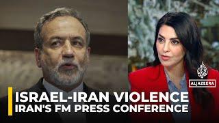 Iran says response to Israel is self defence, blames Tel Aviv for sabotaging US-Iran diplomacy