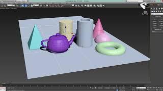 Урок 1. Основы работы в 3Ds max. Операции с примитивами.