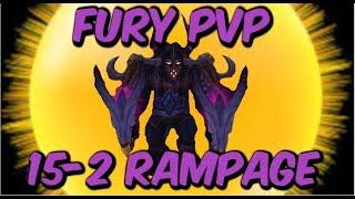 15 -2 Rampage | Fury Warrior PvP 8 1 5 WoW