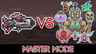 Terraria 1.4.2 - Piranha Gun vs ALL Bosses (Master Mode)