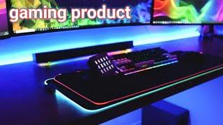 Ria Tech RGB Gaming Mouse Pad , Large Extended Soft Led Mouse Pad with 14 Lighting Modes