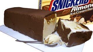 Мороженое Сникерс с миндалем/ Snickers ice cream