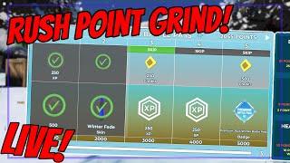 Rush Point Battle Pass grind day 3 (feat. tree!) - Chainsaw !giveaway on discord