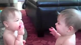 Adorable Twins Fight Over Pacifier.mp4