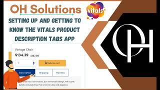 Setting up and getting to know the Vitals Product Description Tabs app