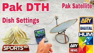 Pak DTH Dish Settings/and Channel list/How To Set Paksat38e Ku band dish settings/Pak DTH/