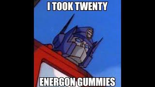 Optimus Takes Too Many Energon Gummies #shorts