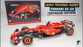 LEGO Technic 42207 Ferrari SF-24 F1 Car detailed building review - looks great, but...