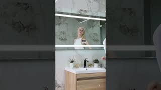 LUVODI Large Rectangular RGB Backlight Bathroom Mirror with