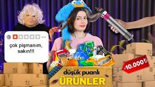 İNTERNETTEKİ EN DÜŞÜK PUANLI ÜRÜNLERİ TEST ETTİM!