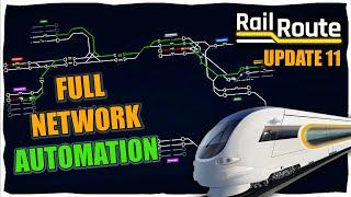 Fully Automating My Train Network With Signals in Rail Route