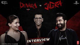 Devara x Jigra Full Interview | NTR, Karan Johar, Alia Bhatt | T-Series