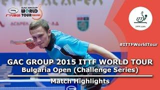 Bulgaria Open 2015 Highlights: BARABANOV Kiryl vs POPOV Kiril (Qual. Groups)