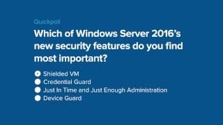 What's New in Windows Server 2016