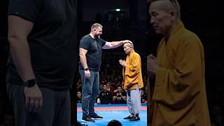 The respected monk, although he is old, Fearless Against the Toughest #kungfu #fight #boxing #ai