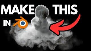 EASY SMOKE SIMULATION in 5 Minutes - Blender Tutorial