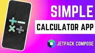 Basic Calculator App | Jetpack Compose  | Android Studio | 2024