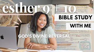 Divine Reversals (Trust God's Timing) | Esther 9 Bible Study with Me, SOAP Method | Melody Alisa