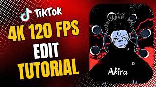 Akira 120 FPS Edit on TikTok | Flowframes Tutorial 2025