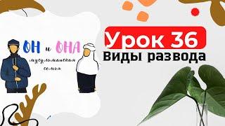 Урок 36. Виды развода