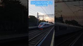 Сапсан скоростной поезд ЭВС1-19 санкт-петербург-москва 250 км/ч Останкино мцд-3