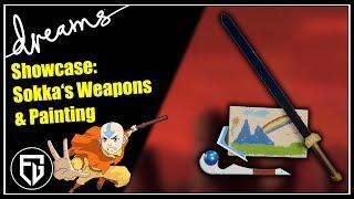 Creating a Fan-AVATAR Game! | Showcase: Sokka's Weapons & Painting | [Dreams PS4]