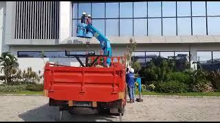 Crane skylift telescopic