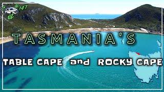 Tasmania's - Table Cape and Rocky Cape.