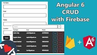 Angular 6 CRUD Operations With Firebase