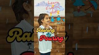 Raining vs Pouring ️ | What's the Difference? | Fun English Lesson for Kids & Beginners! #shorts