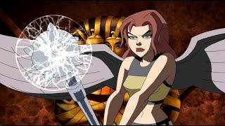 Hawkgirl (DCAU) Powers and Fight Scenes - Justice League Unlimited