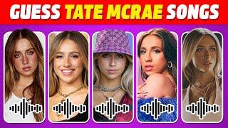 Guess 35 Tate McRae songs | So Close to What included | Guess the song quiz | Tate McRae quiz 2025