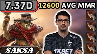 7.37d - Saksa BOUNTY HUNTER Soft Support Gameplay 31 ASSISTS - Dota 2 Full Match Gameplay