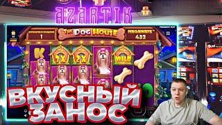 НЕБОЛЬШОЙ ЗАНОСИК В DOG HOUSE #azartik #азартик #занос  #заносынедели #заносы_недели