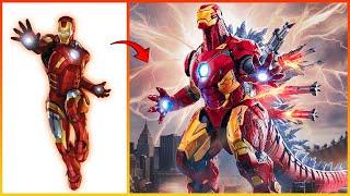 Marvel & DC Heroes Turned Into Giant Baby Godzilla  | AVENGERS Special