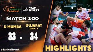 #GujaratGiants win by one point over #UMumba! | #ProKabaddiOnStar HIGHLIGHTS