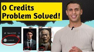 Studio d id 0 Credits Problem Solved | studio d id upgrade problem | studio d id not working